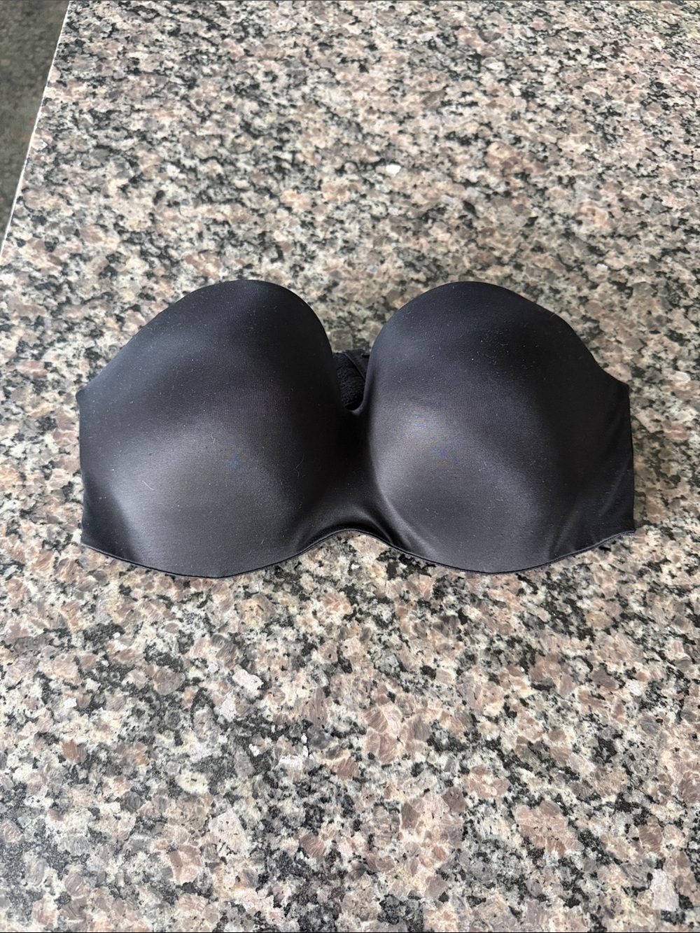 Victoria's Secret Black Strapless Smooth Bandeau Bra